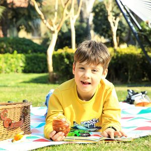 Humedad ligera impermeable espesar de <span class=keywords><strong>playa</strong></span> al aire libre Camping Mat Pad de paja de algodón - Product Image 6