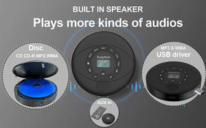 Portable CD <b>Player</b> with Adjustable Speed & A-B Repeat, LCD Display for English Learning & Car Use - Product Image 2