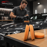 Tampon de polissage en mousse de couleur personnalisée pour lavage de voiture