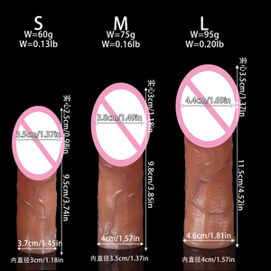 Manicotto in silicone per pene, all'ingrosso dalla fabbrica, per ritardare l'eiaculazione, impermeabile, su misura per negozi per adulti, ordini all'ingrosso, fornitore OEM/ODM - Product Image 2
