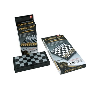 Mini Set di <span class=keywords><strong>scacchi</strong></span> in plastica per bambini <span class=keywords><strong>portatili</strong></span> con scacchiera pieghevole magnetica e pezzi degli <span class=keywords><strong>scacchi</strong></span> - Product Image 4