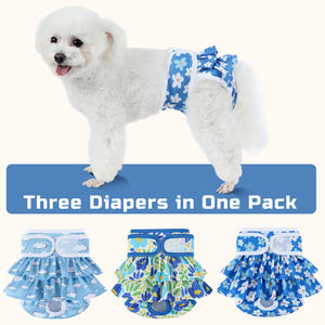 Couches <span class=keywords><strong>pour</strong></span> chiens réutilisables, couches lavables de qualité supérieure <span class=keywords><strong>pour</strong></span> chiens, hautement absorbantes, couches <span class=keywords><strong>pour</strong></span> petits chiens <span class=keywords><strong>pour</strong></span> l'incontinence et la chaleur - Product Image 4