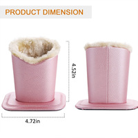 Nouvel étui à lunettes tendance à motifs, support de présentation ultra-dense en coque rigide, porte-stylo, étui à lunettes tendance avec doublure en peluche
