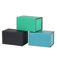 Boîte de rangement pour cartes de jeu 3-en-1, étui pour cartes Commander OEM, boîte de rangement en cuir PU/PVC moderne et personnalisable, boîte cadeau
