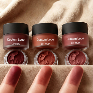 Fango Labbra Maquillaje Labial Multiusos: Colorete y Tinte Labial con Efecto Soft Focus, Tamaño Viaje, Arcilla Labial en Tarro, Acabado Mate Rojo Marrón Rosa - Product Image 5