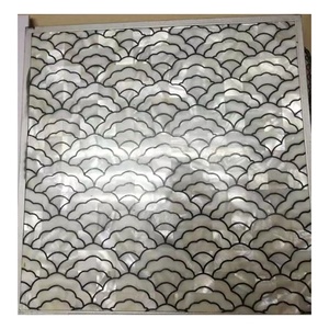 Mosaico di madreperla trasversale di lusso delle mattonelle delle coperture della squame di pesce del Fan del bagno - Product Image 6