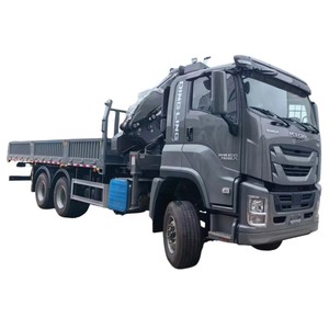 Camion grue Isuzu 6x4 GIGA FTR 16 tonnes 20 tonnes avec bras articulé, chargeur à flèche pliante, plateau et moteur ISUZU - Product Image 1