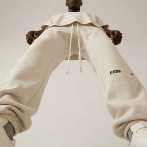 Pantalon <span class=keywords><strong>Fear</strong></span> Pants avec logo personnalisé du fabricant, grande taille, unisexe, en polaire, coupe ample, taille élastique, jambe droite ample, vintage, respirant, <span class=keywords><strong>God</strong></span> - Product Image 4