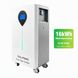16kWh LiFePO4 Solar <b>Battery</b> Aerosol Fire Suppression 200A 8000 Cycles Whole-Home <b>Backup</b> EPC Supply - Product Image 1