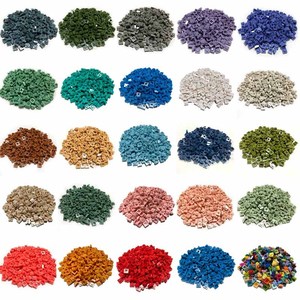 Viscido 1x1 piatto nuovo arrivo Set di blocchi da costruzione in plastica a 24 colori compatibile per bambini Pixel <span class=keywords><strong>Art</strong></span> 3024 578 pz/lotto parti MOC - Product Image 1