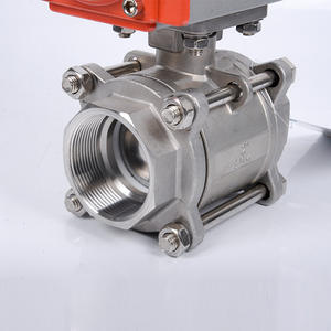 วาล์วบอลนิวเมติกสแตนเลส 304 รุ่น Q611F-16P DN25 ทนความร้อนสูง แบบแมนนวล เกลียวใน สำหรับน้ำ - Product Image 3