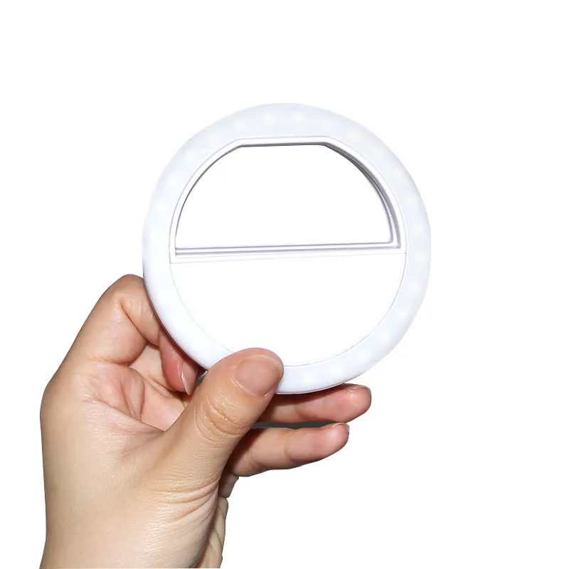 Vendita calda Tik tok Clip per cellulare trucco portatile piccola luce ad anello a Led Clip Selfie Ring Light per la fotografia Mobile