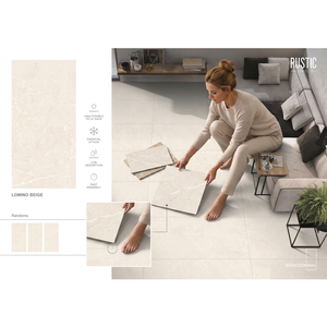 Lomino Beige Calacatta Gold Inspired Porcelain Tiles 120x60cm for Premium Floor and Wall Interiors - Product Image 1