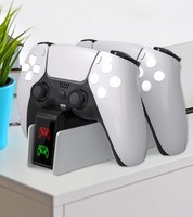 Chargeur pour manette PS5 avec adaptateur secteur à charge rapide, station de charge, support pour PlayStation 5, accessoires de station d'accueil