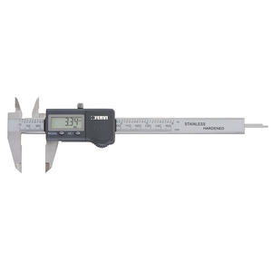 Fervi - Calibre numérique électronique 150 mm en acier inoxydable trempé, outil de mesure - Product Image 1