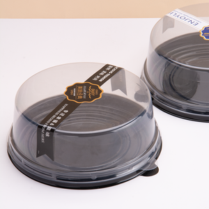 Chất lượng cao dùng một lần hình bầu dục nhỏ bánh nhựa <span class=keywords><strong>container</strong></span> Box với nắp cấp thực phẩm cho Tiramisu món tráng miệng hoặc bánh mì lưu trữ - Product Image 5