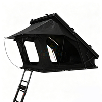 Tente de toit légère en aluminium pour 4 personnes, avec sac à chaussures, coque rigide, imperméable, pour SUV, camping, voyages en plein air