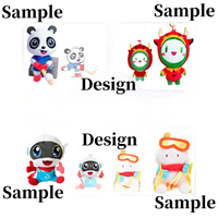 Costume de mascotte sportive personnalisé DIHAO, ours en peluche doux, tenue de dessin animé avec logo pour événements sportifs, défilés, spectacles, fournisseur OEM