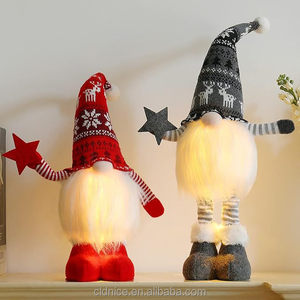 Bonita muñeca retráctil iluminada de Navidad, adornos navideños para el hogar, adornos navideños, regalos de Año Nuevo para niños - Product Image 2