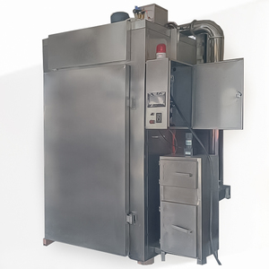 Four à fumage industriel automatique en acier inoxydable 304 avec moteur pour la fumée de viande, haute capacité 30-1000 kg - Product Image 4