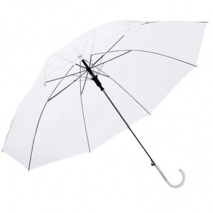Parapluie publicitaire classique coloré en gros d'usine, personnalisé, portable, transparent en PVC avec logo, pliable de haute qualité - Product Image 1