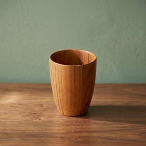 Vaso de Cerveza de Madera, Diseño Minimalista, Reutilizable, Grano de Madera Natural, Hecho a Mano, Ecológico - Product Image 1