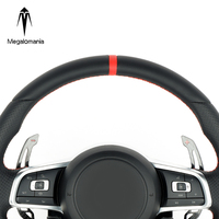Volant Memalonania pour Volkswagen Mk7 Golf 7 R Mk6 Mk5 GTI GTD GTS GTE GLI R-Line CC, design en fibre de carbone avec LED