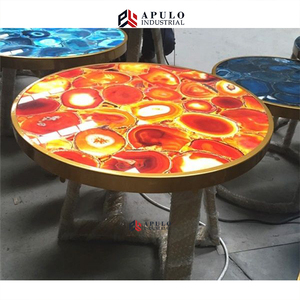 Nhà Máy Trực Tiếp Vòng Bảng Onyx Mã Não Đá Cẩm Thạch Màu Xanh Lá Cây Mã Não Bảng Bán Đá Quý Vòng Malachite Ngọc Bảng Tops - Product Image 4