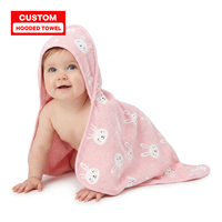 Serviette de bain à capuche pour bébé Ujoy Gift OEM, 100% coton éponge, haute absorption, douce pour la peau, pour nouveau-né et nourrisson