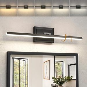 <span class=keywords><strong>Applique</strong></span> <span class=keywords><strong>murale</strong></span> industrielle en aluminium noir homologuée ETL, luminaire de salle de bain 14W 5CCT dimmable, pour couloir, hôtel, vente en gros OEM - Product Image 1