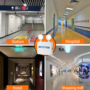 Twin Head Wall Mounted <b>LED</b> Emergency <b>Light</b> <b>Led</b> Emergency <b>Lights</b> for Buildings <b>Rechargeable</b> Portable Emergency <b>Light</b> - Product Image 4