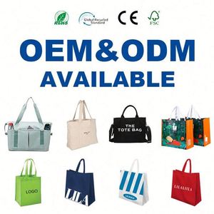 In Stock <b>Large</b> Capacity <b>Plain</b> Tote Bag Cotton <b>Canvas</b> Tote Bag <b>Canvas</b> With Zipper - Product Image 6