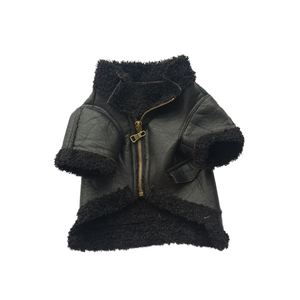 थोक अवकाश खेल शैली के लिए पालतू जानवरों के लिए शेर्पा डिजाइन के साथ ठोस रंग सूट जैकेट सर्दियों के लिए शेर्पा डिजाइन के साथ - Product Image 1