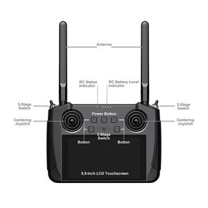 ชุดโมดูลรีเลย์วิดีโอ HM30 พร้อมตัวขยายสัญญาณคอนโทรลเลอร์คู่ สำหรับระบบสถานีภาคพื้นดินโดรน MK32 MK15 - Product Image 5