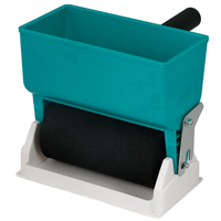 Encoladora de rollo Manual de 6 pulgadas, aplicador de látex blanco para tablero de empalme, revestimiento de cartón, herramienta de pintura para carpintería