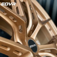 Rines EVOR Forjados de Aleación Personalizados de Lujo en Dorado Santin, 5x127, 5x112, 5x114.3, 5x120, Cóncavos, de 15, 18, 19 y 26 Pulgadas para Autos