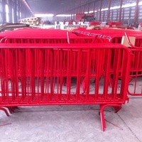 Valla temporal de metal, barreras de metal galvanizado, inmersión en caliente, directa de fábrica