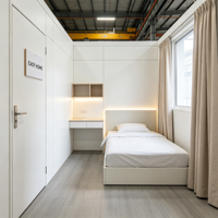 Cabine de sommeil insonorisée préfabriquée avec lit - Offre spéciale