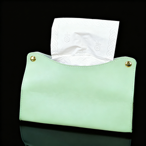 Distributeur de papier personnalisé style nordique simple, boîte à mouchoirs moderne en cuir PU, organiseur de bureau, vente en gros pour la maison, le bureau et la décoration de voiture - Product Image 2
