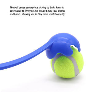 Köpek topu başlatıcısı interaktif Fetch oyuncak sopa açık eğitim egzersiz için sıkıntı kabartma dayanıklı atma aracı köpek ev hayvanı ürünü - Product Image 3