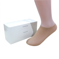 Commerce extérieur bas en boîte simple bouche essayer des chaussettes chaussettes jetables en boîte fournisseur