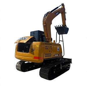 Mini-excavatrice Sany d'occasion, presque neuve, certifiée CE, modèle Sy95c, avec accessoires : godet, brise-roche, tarière - Product Image 1