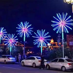 Luces LED de fuegos artificiales inteligentes para decoración navideña y accesorios de boda al aire libre, venta al por mayor de fábrica - Product Image 1