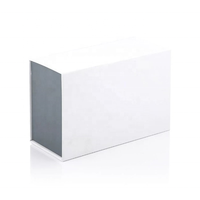 Boîtes cadeaux de luxe minimalistes personnalisables, haut de gamme, exclusives, recyclables, rigides, avec laminage mat et gaufrage, en papier