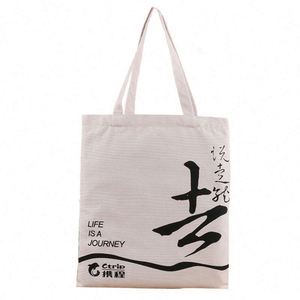 Customize Canvas Cotton Tote Bag with Zipper Custom Logo Free Sample <b>Drop</b> Ship OEM/ODM MOQ 300pcs Daily Use - Product Image 4