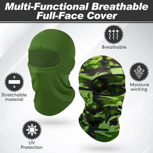Erkekler kadınlar balaklava yüz maskesi yaz soğutma boyun körüğü yürüyüş atkılar motosiklet bisiklet kask Hood güneş koruma Bandana - Product Image 4