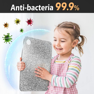 Crystalline Textured Titanium Cutting Board 8.5x12 Inch Anti Mildew Antibacterial Rectangle Chopping Block - Product Image 5