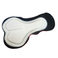 Shorts de cyclisme grande taille à surface unie avec rembourrage en éponge, trous perforés à l'aiguille, respirant, coussinets en gel pour l'entrejambe