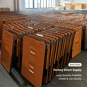 Carrello Industriale in Acciaio <span class=keywords><strong>a</strong></span> Quattro <span class=keywords><strong>Ruote</strong></span>, Pieghevole e Portatile <span class=keywords><strong>per</strong></span> Movimentazione Merci in Magazzini e Fabbriche - Product Image 4