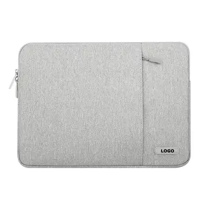 Capa para laptop 11 13 15 polegadas, capa vertical de poliéster Solf para Macbook Air Pro, bolsa comercial à prova d'água personalizada por atacado